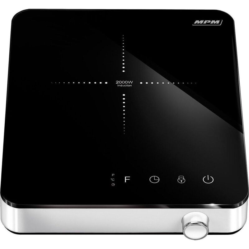 MPM MKE-15 placa de inducción portátil negra 2000 W