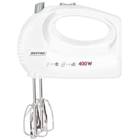 MPM MMR-25 Frullatore a immersione bianco 400W 5 velocità Turbo