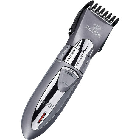 MPM MMW-01 Cortapelos Afeitadora Hombre, Inalámbrico, Longitud Corte Ajustable, Hojas Cerámicas, Accesorios  Gris