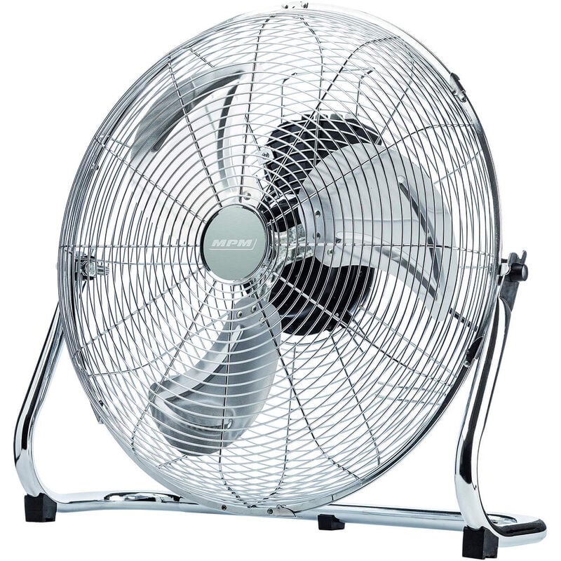

Ventilador Industrial Suelo, 35 cm, Cuerpo Metal, 3 Aspas Metálicas, 3 Velocidades, Silencioso 60W Plata - MPM