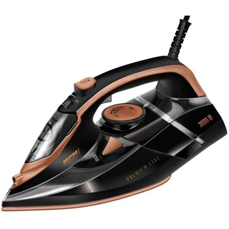 MPM MZE-24/C ferro da stiro a vapore nero rame 3000W