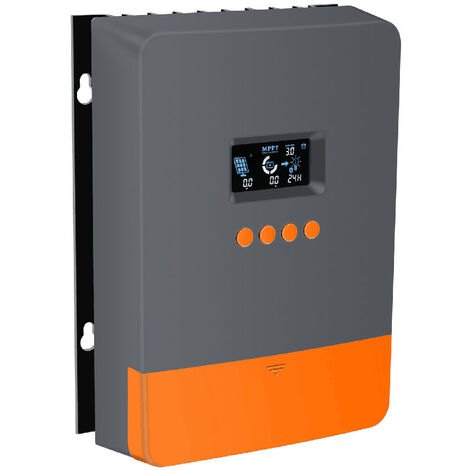 MPPT60A contrôleur de charge/décharge solaire MPPT suivi automatique du point de puissance maximale Courant constant/tension/charge flottante 12V24V36V48V reconnaissance automatique Convient aux batte