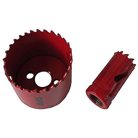 M.P.S. broca sierra 5073-73 m/m hss , Broca sierra HSS bimetal 5073. Diámetro 73mm120rpm maximoMuntifuncional para madera,metales,plásticos incluso aceroColor rojo.