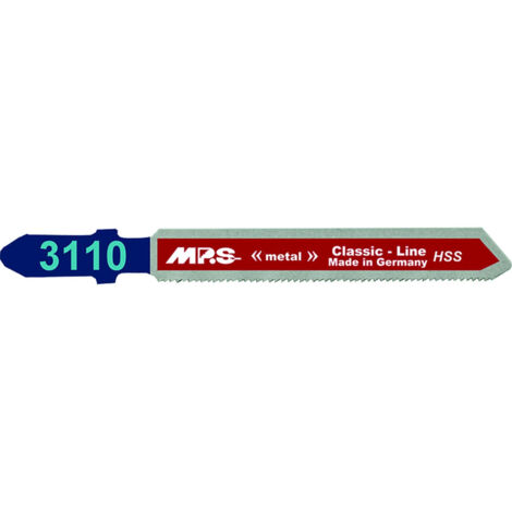 MPS - Hoja de sierra de calar Classic-Line-Metal 3110 - herramienta profesional duradera, calidad garantizada, envío en 24h
