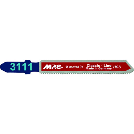 MPS - Hoja de sierra de calar Classic-Line-Metal 3111 - herramienta profesional duradera, calidad garantizada, envío en 24h
