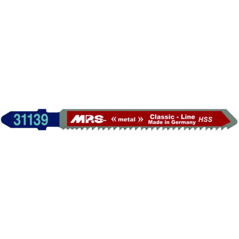 MPS - Hoja de sierra de calar Classic-Line-Metal 31139 - herramienta profesional duradera, calidad garantizada, envío en 24h