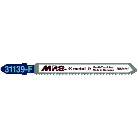 MPS - Hoja de sierra de calar Profi-Line-Metal 31139-F - herramienta profesional duradera, calidad garantizada, envío en 24h
