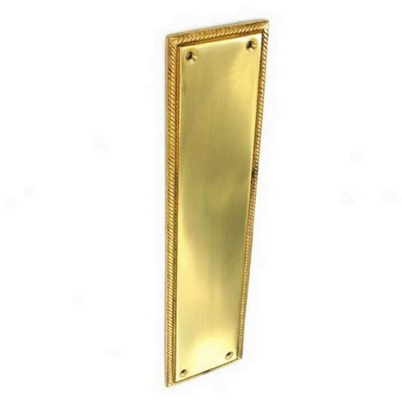 S2140 Georgian Brass Finger Plate 285mm - Securit