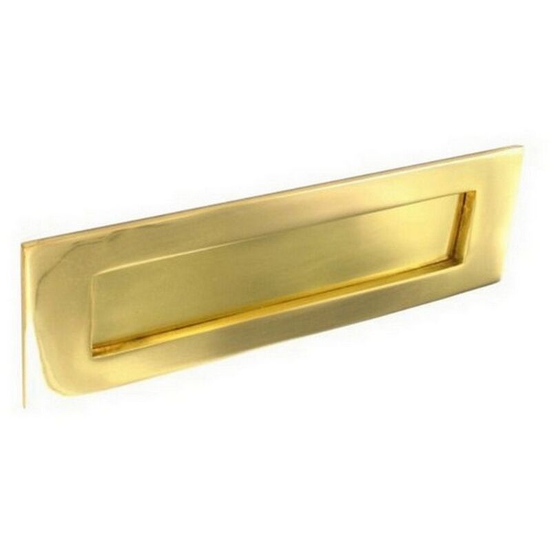 Securit - S2230 Victorian Brass Letter Plate 250mm