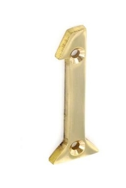 Securit - S2481 Brass Numeral No 1 50mm Pack Of 1