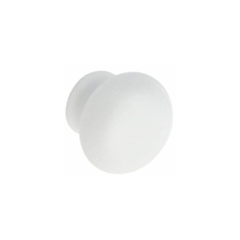 White Ceramic Knobs (2) 35mm - S3571 - Securit