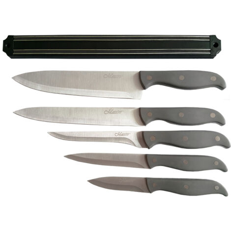 MR-1428 Set di coltelli da 6 pezzi (striscia magnetica)