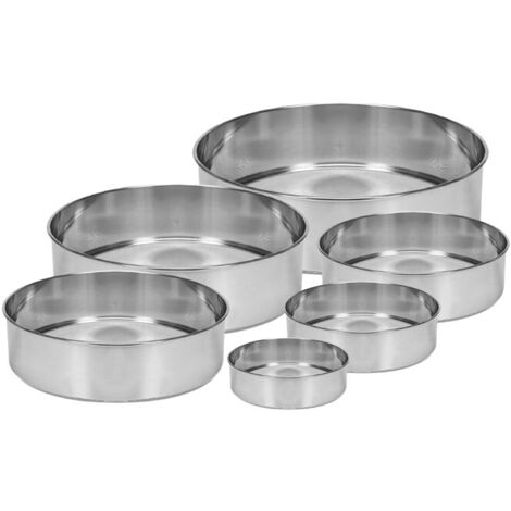MR-1682 Juego de 6 tamices (15,5/19/20,5/22/25/28 cm)