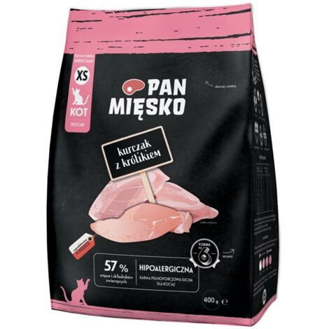 Mr. Meat Cat - Poulet au lapin - 0,4 kg