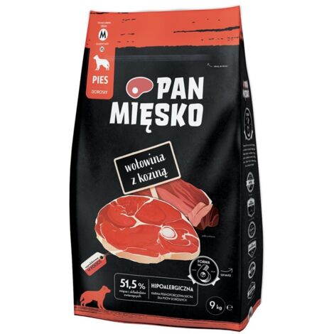 Mr. Meat cibo secco per cani manzo e capra 9 kg