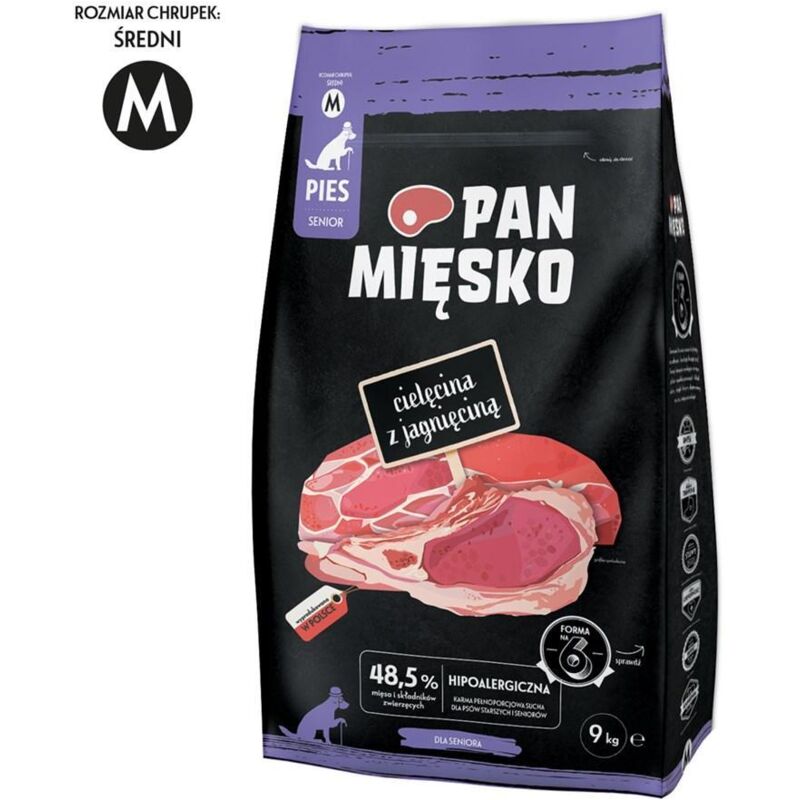 A Little Lovely Company Pan Mięsko Senior Hundefutter Kalb Lamm 9kg