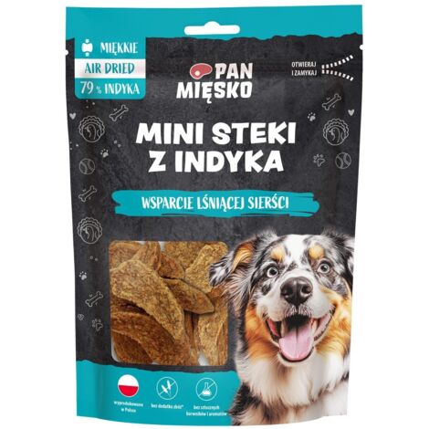 Mr. Meat Premios para perros Paquete de 80 g - Mini filetes de pavo (80 g)