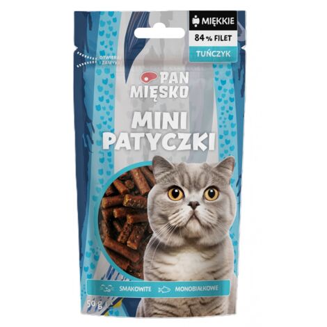 Mr. Meat  Snack per gatti - Mini bastoncini morbidi di tonno 50 g