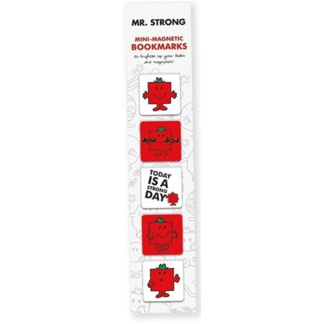 Mr. Strong magnetische Mini-Lesezeichen