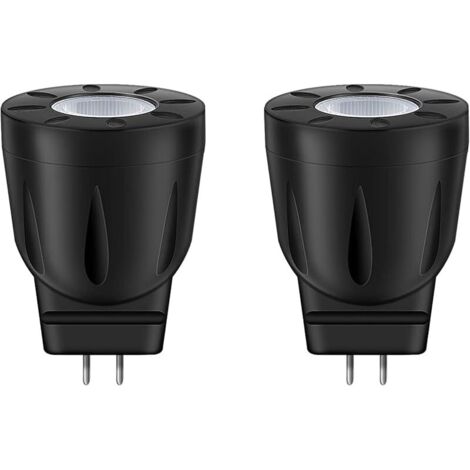 MR8 12V LED Lampe, MR8 LED Birne Warmweiß 2700K 2W 12V GU4 Sockel, Ersatz 10W 20W Halogenlampe, 30° Strahlungswinkel Nicht-Dimmbar 2 Stück