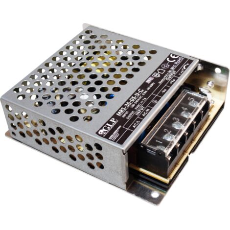 MRS-35-24-UC : MRS-35-24-UC : GLP : Alimentation 24 V/1,5 A/36 W sous boîtier, Uin = 85-264 V CA / 120-373 V CC, Couvercle pour borne b...
