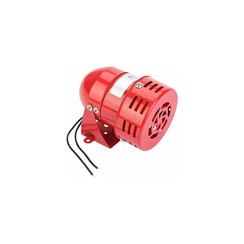 

MS-190 Alarma de Motor Rojo, 220V 120Db Mini Metal Sirena Exterior Del Zumbador para Sonido Industrial Guardia Eléctrico Contra Robo Alarma Sistema