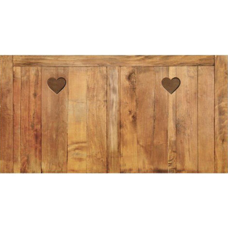 M&S – Sticker tête de lit 160x83cm – Motif chalet – Décoration murale facile à poser – Apportez une touche déco authentique