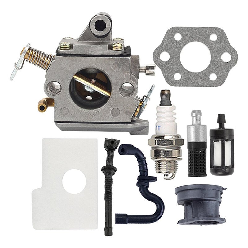 MS170 Carburetor For Stihl 017 018 MS180 MS170C MS180C Chainsaw with Air Filter Tune Up Kit