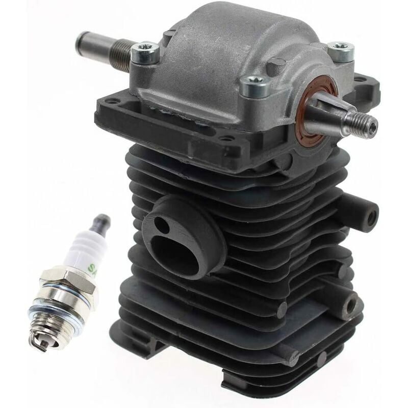 Aougo - MS180 Cylindre Piston Vilebrequin pour Stihl MS170 MS180 018 Tronçonneuse Moteur Cylindre Remplace 1130 020 1208, 1132 030 0402