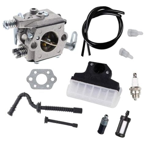 TIGREZY Ms250 Carburetor For Stihl 025 Chainsaw Parts Fuel Tank Vent Line Adjustment Kit 60022973PNKL