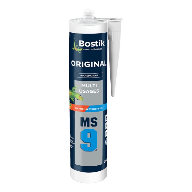 Bostik - Mastic MS9 original cartouche 290ml translucide