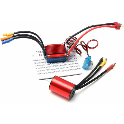 MSBD - Accessoire moteur brushless + ESC S25A rouge, AWT0083+KSX4379 : S2435 4500KV - AWT0083+KSX4379 : S2435 4500KV