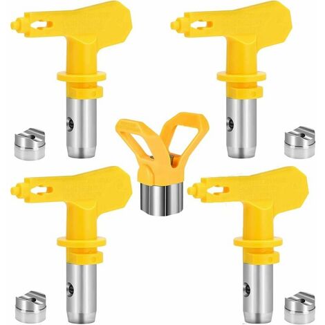 MSBD Buse de Pulvérisation Airless,Buse Airless pour Pistolet à Peinture Haute Pression (Tapez 209, 415, 519, 619)