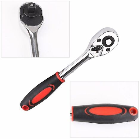 MSBD Clé à cliquet 3/8 "pouce 24 dents extensible clé à douille à cliquet télescopique outil plaque clé à cliquet