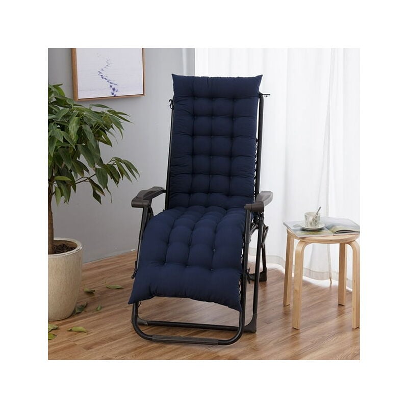 Msbd - Coussin de chaise souple chaise longue terrasse patio piscine arrière-cour coussin de siège de jardin