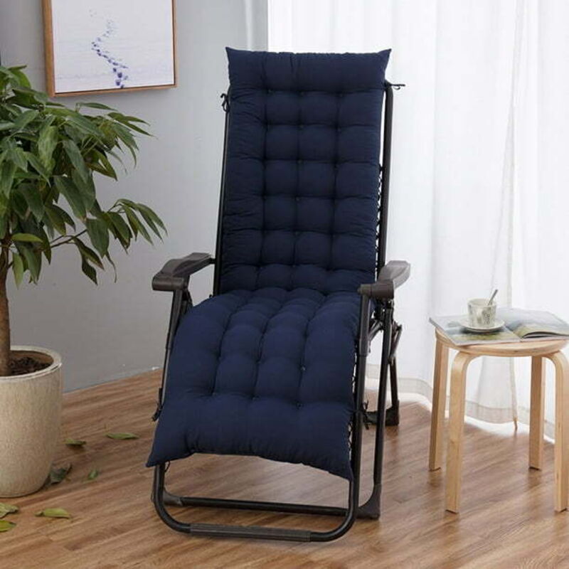 Coussin de chaise souple chaise longue terrasse patio piscine arrière-cour coussin de siège de jardin