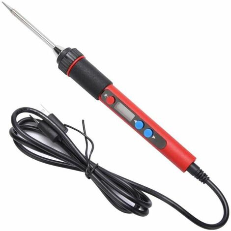 MSBD Fer à Souder USB,Pistolet à souder,Mini Portable Haute Précision USB Affichage Numérique Fer À Souder Électrique Température,5V 10W
