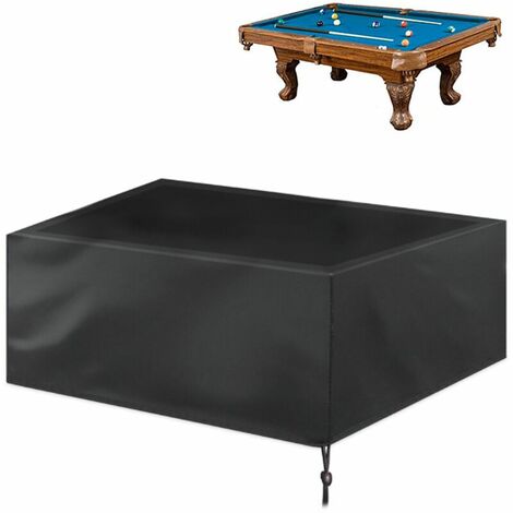 MSBD Housse Billard Résistant à l'eau et Poussière Billard Housse de Protection Couverture Complète étanche 7 Ft, 225x116x82cm