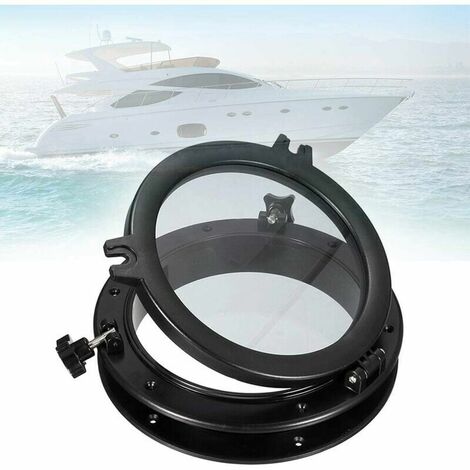 MSBD Hublot de Bateau, Fenêtre Marine de trou de Port, Hublot rond de Remplacement pour Yachts de Bateau, Port Hole Marine/Fenêtre/Hublot
