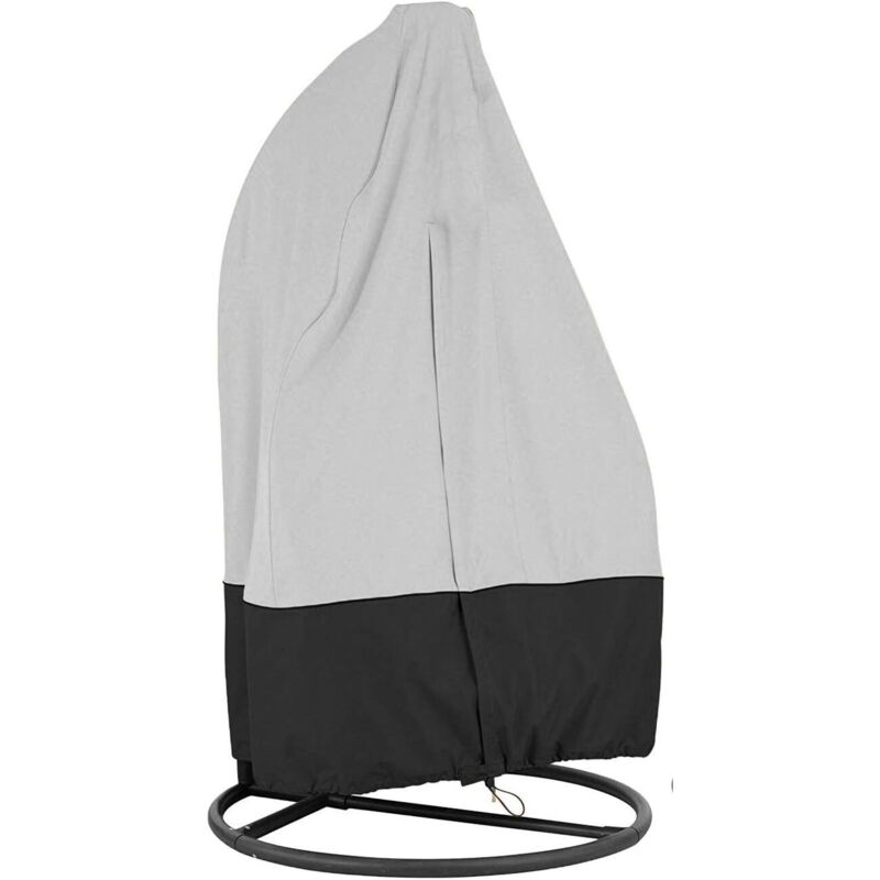 Vtizikl Jardin Rotin Osier Fauteuil Suspendu Imperméable Housse Meuble - Housse de Protection pour œufs Chaise -Couverture en 210D OxforPolyester PVC