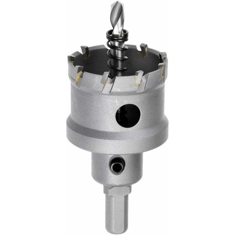Scie Cloche Carbure Trépan Scie à Trou 42mm TCT pour 5mm Acier Inox Feuille Métal