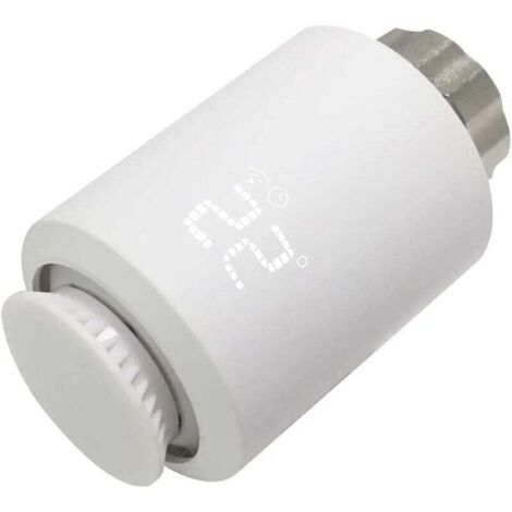 MSBD Tête Thermostatique Radiateur Zigbee, Intelligent Vanne Thermostatique Connectée Programmable Extensible Thermostat Radiateur Numérique Alexa Google Home Smart Life/Tuya App