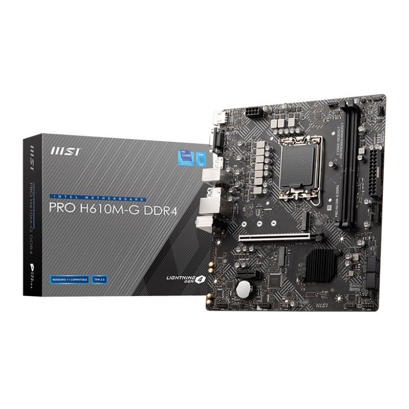 Image of Msi MSI PRO H610M-G DDR4 Intel H610 LGA 1700 micro ATX