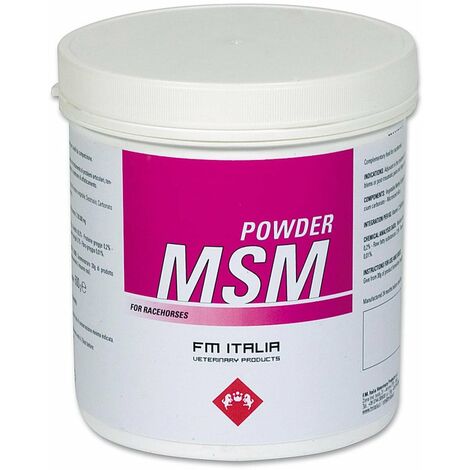 MSM POWDER poudre aliment complémentaire pour chevaux de sport 600 g