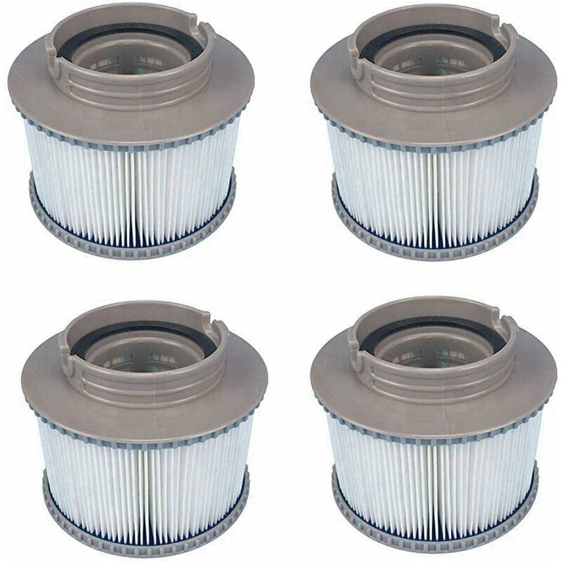 MSPA Cartouches de Rechange de Filtre pour Tous Les modèles Whirlpool Spas Swimming Piscine,Cartouches filtrantes avec Filet pour MSpa Les spas