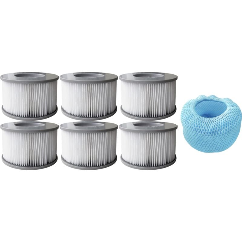 12pcs 90 Pleats Filter Cartridge and 2 Mesh Covers - B0303606