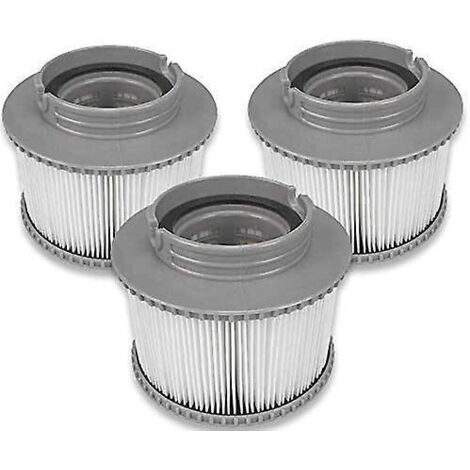 MSPA-Filter, Schwimmbadfilterkartuschen, MSPA-Filter-Ersatzkartuschen für Badewanne, Spa, Schwimmbad (3 Stück)