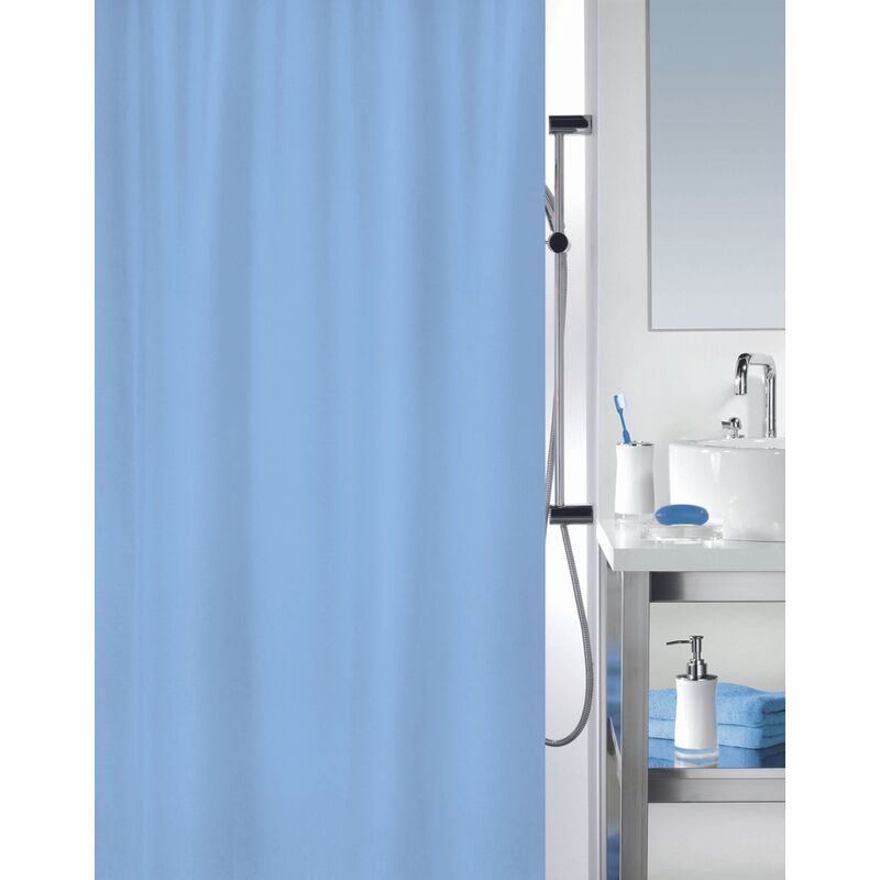 

Cortina de ducha MSV luz azul 180cm - Bleu