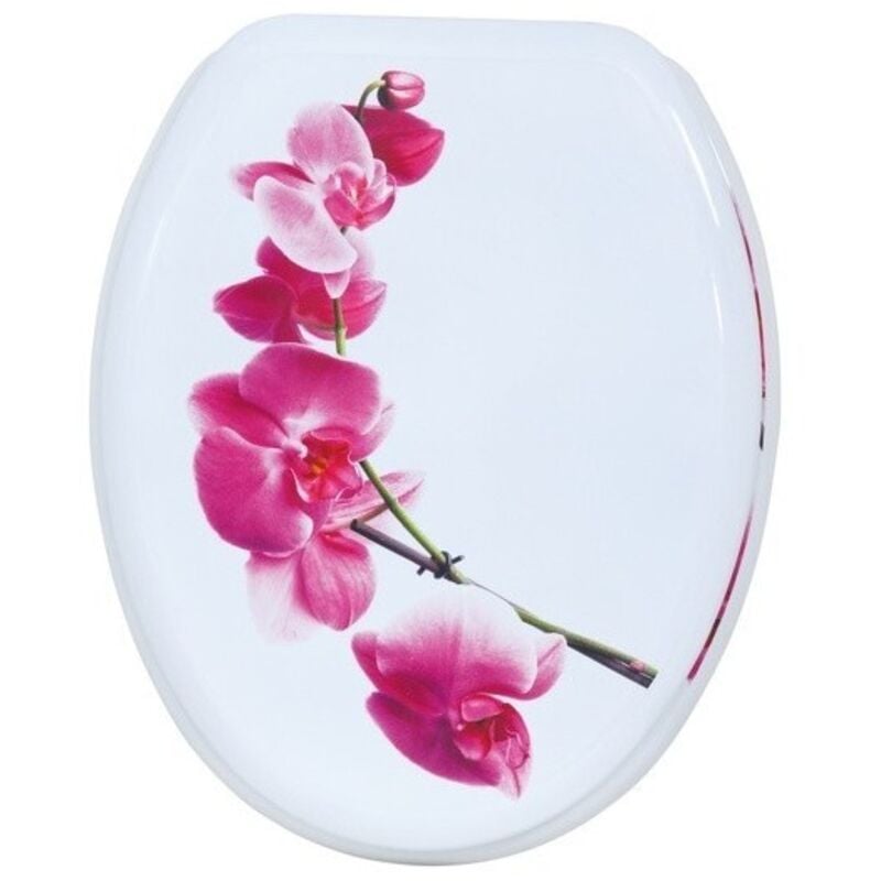 MSV - Abattant wc mdf Lanyu - Charnières Inox