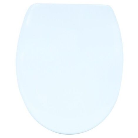 MSV Abattant WC Thermo Dur Blanc - Charnières Inox - Blanc